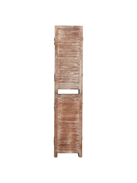 Kambario pertvara, 6 dalių, ruda, 210x165cm, paulovnija