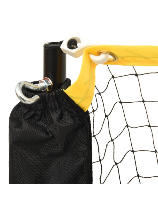 Reguliuojamas badmintono tinklas, 300x103x94–158cm, metalas