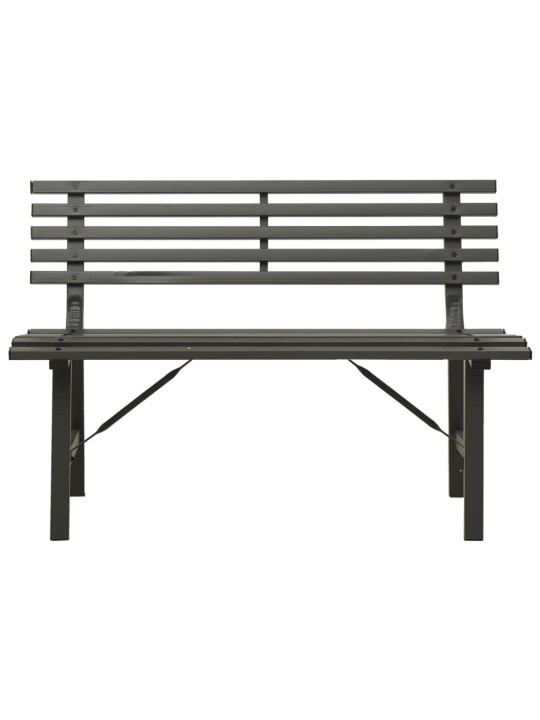 Sodo suoliukas, juodos spalvos, 110cm, plienas