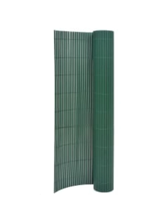 Dvipusė sodo tvora, žalios spalvos, 90x400cm