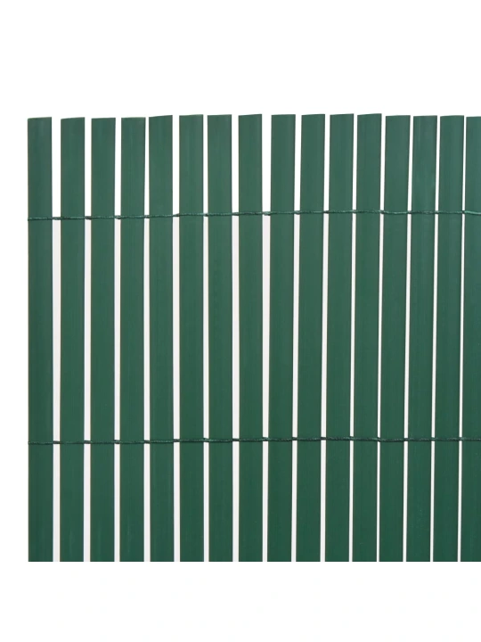 Dvipusė sodo tvora, žalios spalvos, 90x400cm