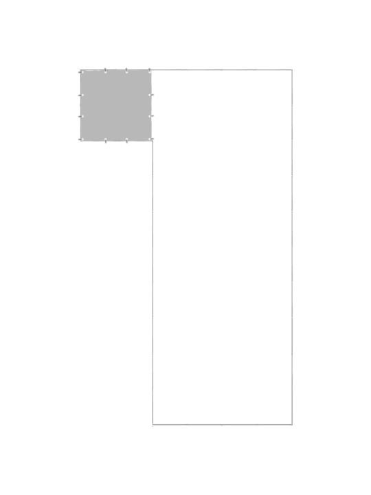 Voljeras šunims, sidabrinės spalvos, 13,31m², plienas