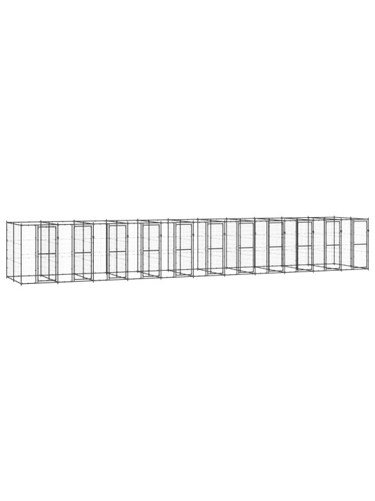 Lauko voljeras šunims, plienas, 26,62m²