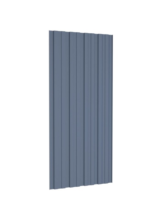 Stogo plokštės, 36vnt., pilkos, 100x45cm, galvanizuotas plienas