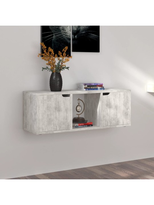 Televizoriaus spintelė, betono spalvos, 88,5x27,5x30,5cm, MDP