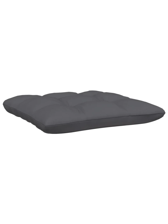 Dvivietė sodo sofa su pagalvėlėmis, juoda, pušies masyvas