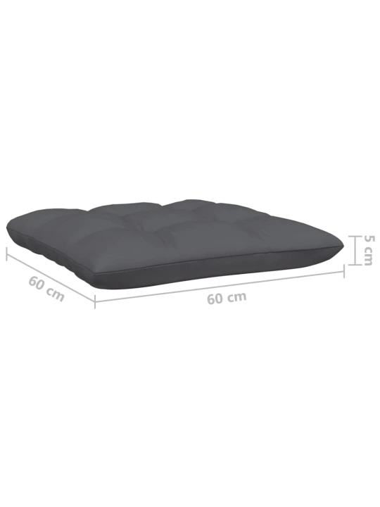 Dvivietė sodo sofa su pagalvėlėmis, juoda, pušies masyvas