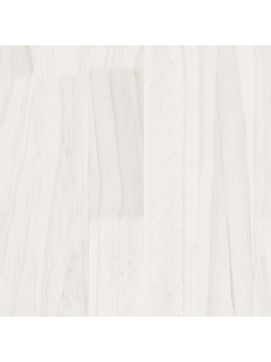 Televizoriaus spintelė, balta, 110x30x33,5cm, pušies masyvas