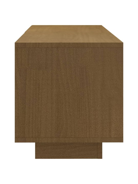 Televizoriaus spintelė, medaus ruda, 110x30x33,5cm, pušis