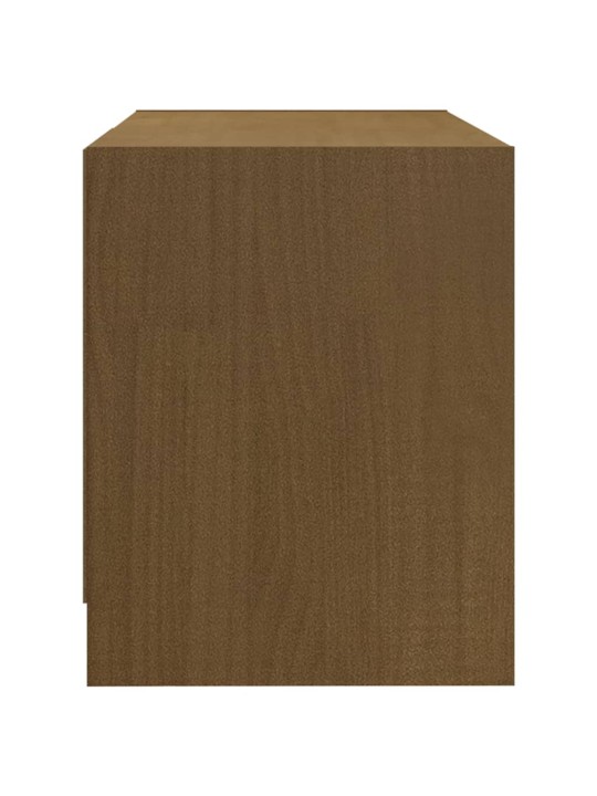 Televizoriaus spintelė, medaus ruda, 80x31x39cm, pušies masyvas