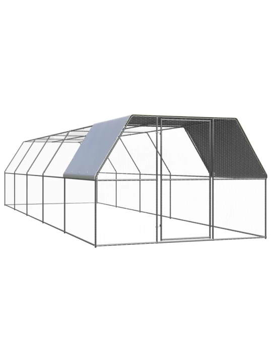 Lauko narvas viščiukams, 3x10x2m, galvanizuotas plienas