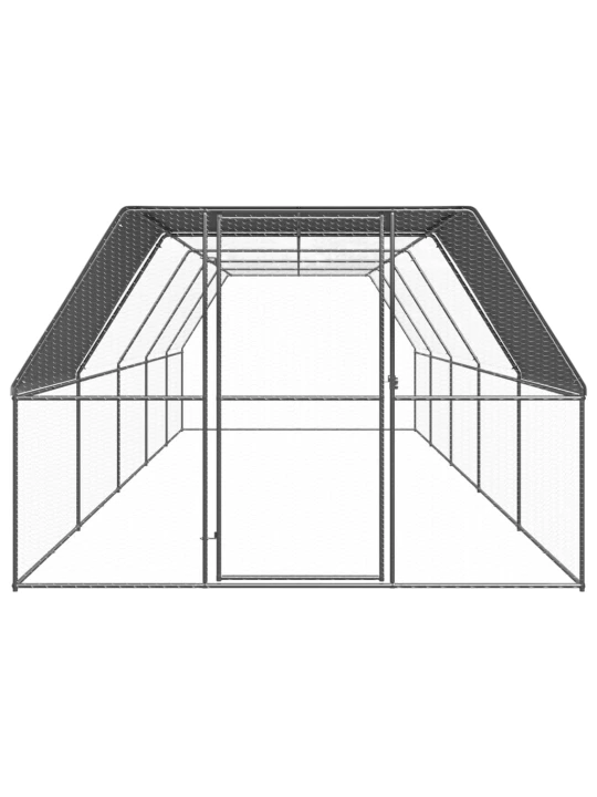 Lauko narvas viščiukams, 3x10x2m, galvanizuotas plienas