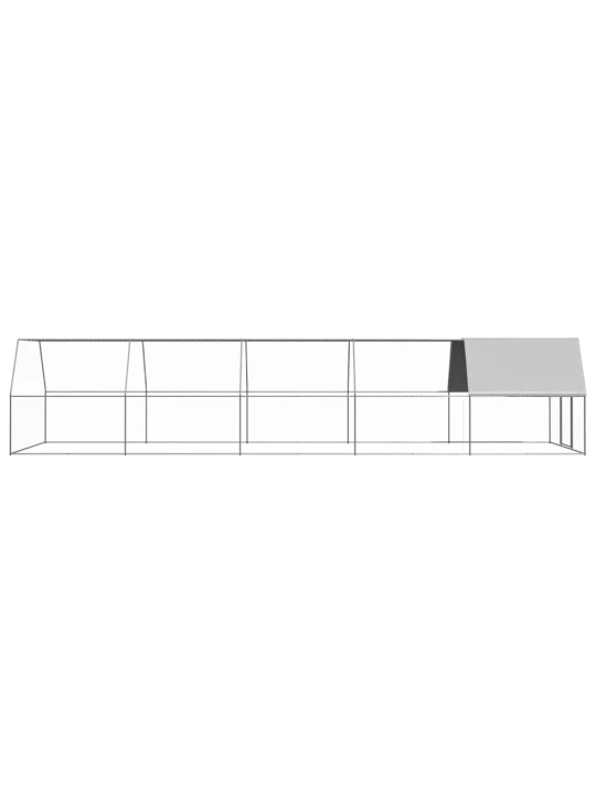 Lauko narvas viščiukams, 3x10x2m, galvanizuotas plienas