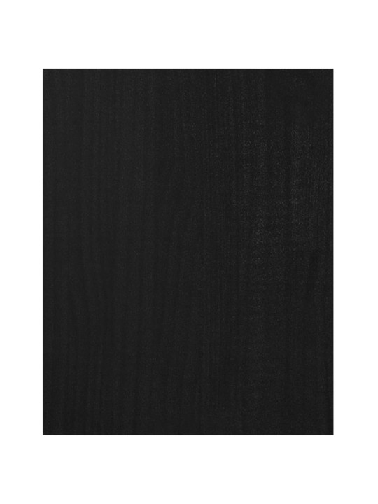 Televizoriaus spintelė, juoda, 70x33x42cm, pušies masyvas