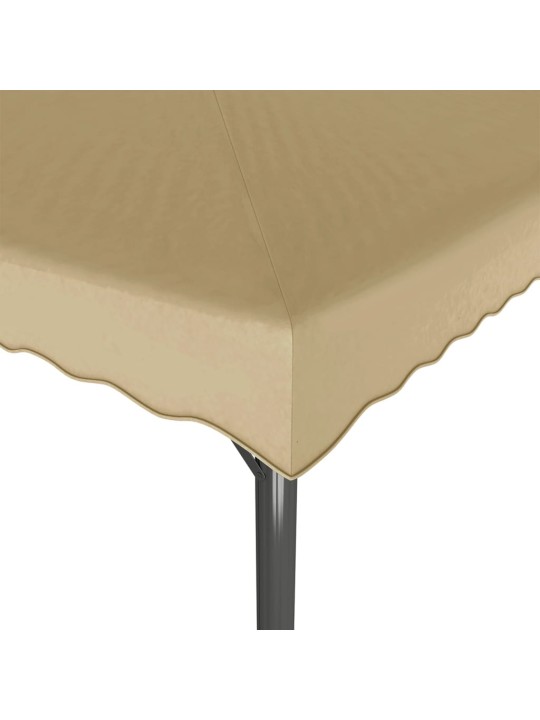 Pavėsinė, taupe spalvos, 3x3m, aliuminis ir plienas