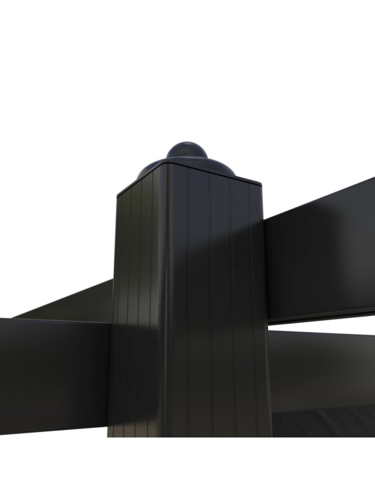 Sodo pavėsinė su įtraukiamu stogu, antracito spalvos, 3x3m