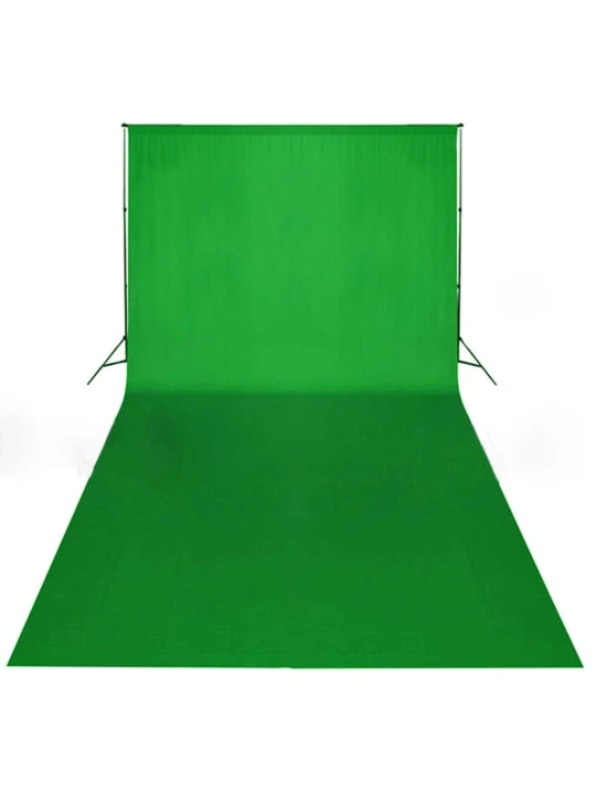 Fotostudijos rinkinys su šviestuvais, fonu ir reflektoriumi