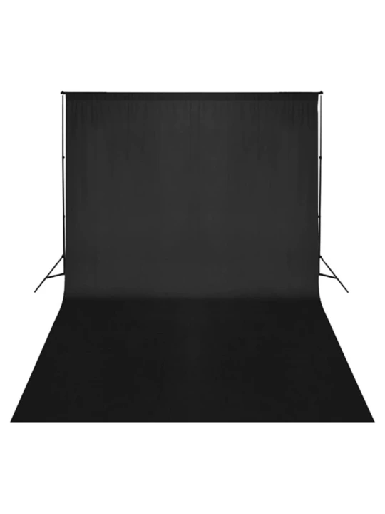 Fotostudijos rinkinys su apšvietimo rinkiniu ir fonu