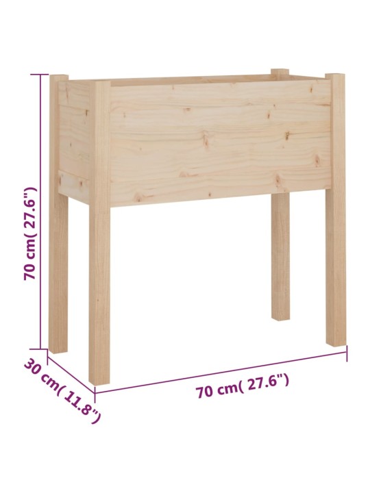Sodo loveliai, 2vnt., 70x31x70cm, pušies medienos masyvas