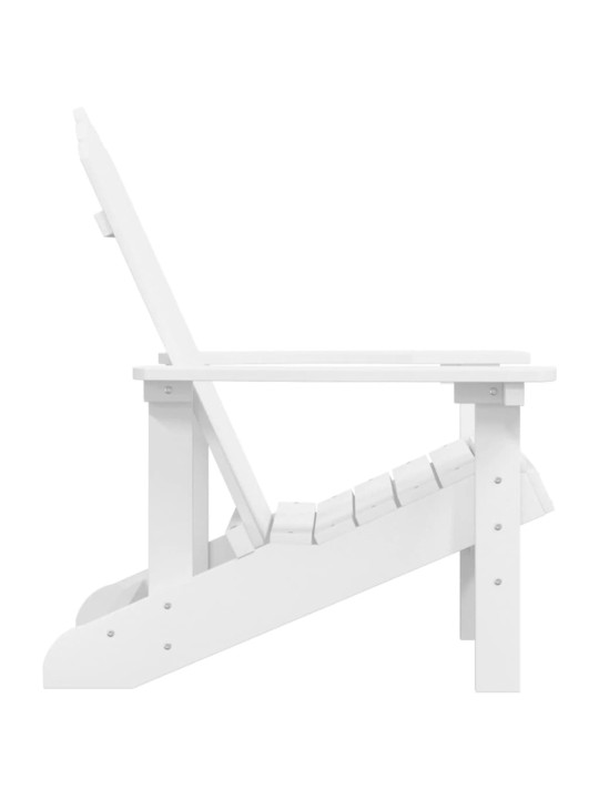 Sodo Adirondack kėdė, baltos spalvos, HDPE