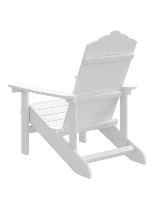 Sodo Adirondack kėdė, baltos spalvos, HDPE