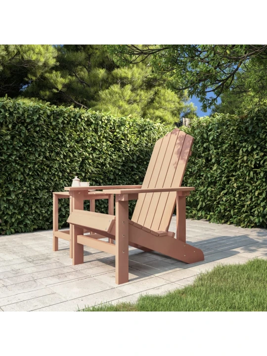 Sodo Adirondack kėdė, rudos spalvos, HDPE