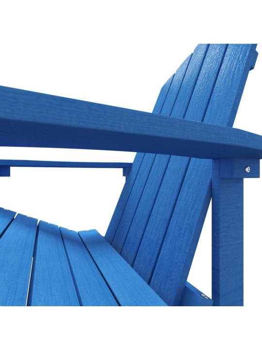 Sodo Adirondack kėdė su pakoja, mėlynos spalvos, HDPE