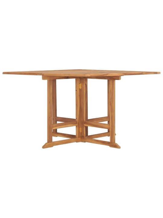 Sulankstomas sodo valgomojo stalas, 110x110x75cm, tikmedis