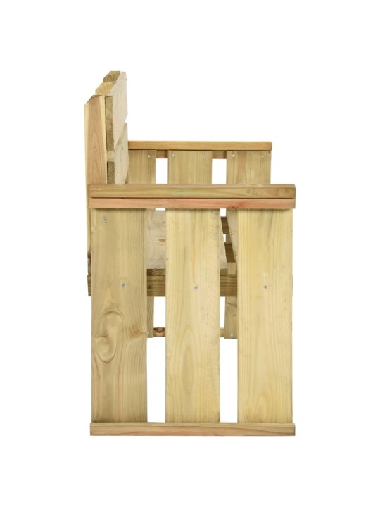 Sodo suoliukas, 121cm, impregnuota pušies mediena