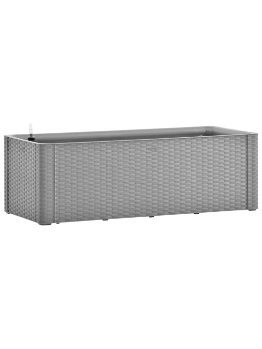 Lovelis su savaiminio laistymo sistema, pilkas, 100x43x33cm