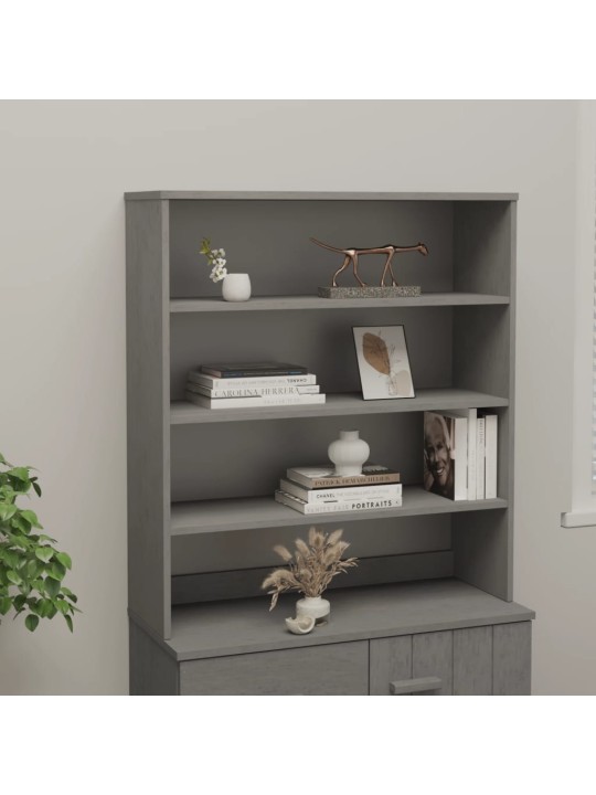 Komodos viršus HAMAR, šviesiai pilkas, 90x30x100cm, pušis