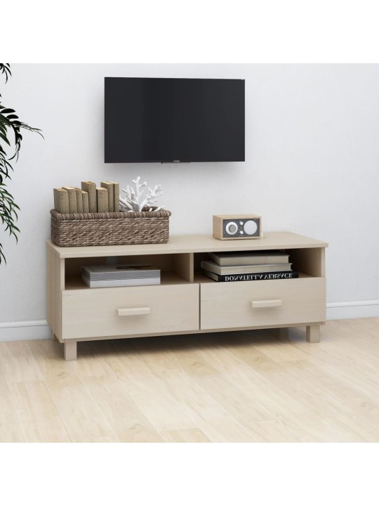 Televizoriaus spintelė HAMAR, medaus ruda, 106x40x40cm, pušis