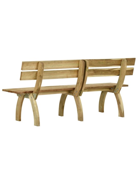Sodo suoliukas, 220cm, impregnuota pušies mediena