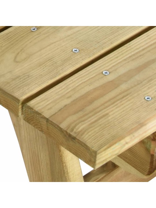 Sodo stalas, 110x74x75cm, impregnuota pušies mediena