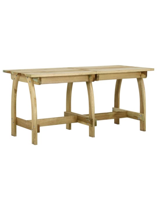Sodo stalas, 160x74x75cm, impregnuota pušies mediena