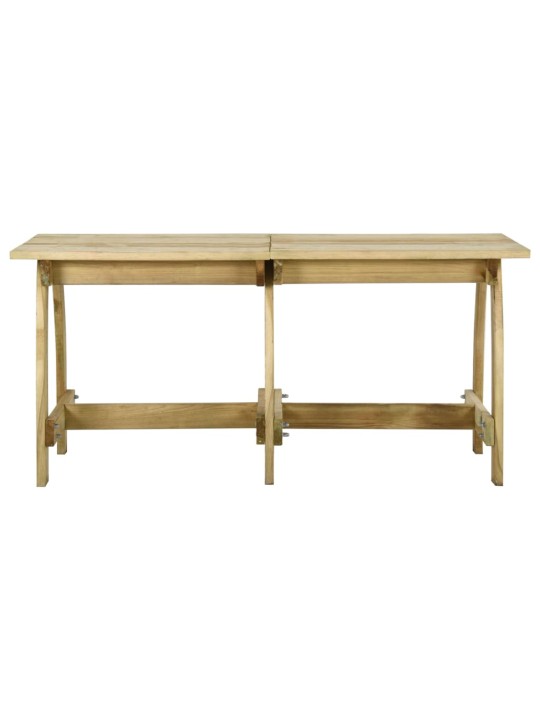 Sodo stalas, 160x74x75cm, impregnuota pušies mediena