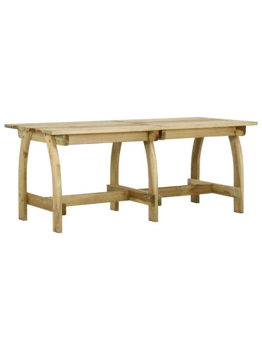 Sodo stalas, 220x74x75cm, impregnuota pušies mediena