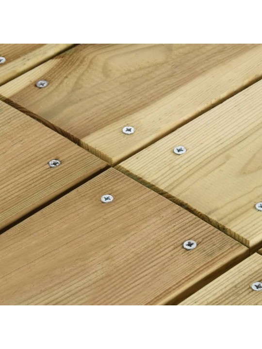 Sodo stalas, 220x74x75cm, impregnuota pušies mediena