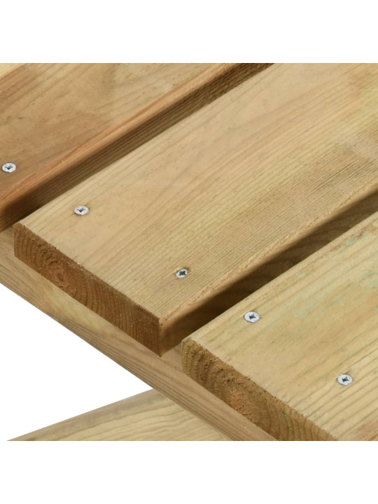 Sodo stalas, 110x79x75cm, impregnuota pušies mediena