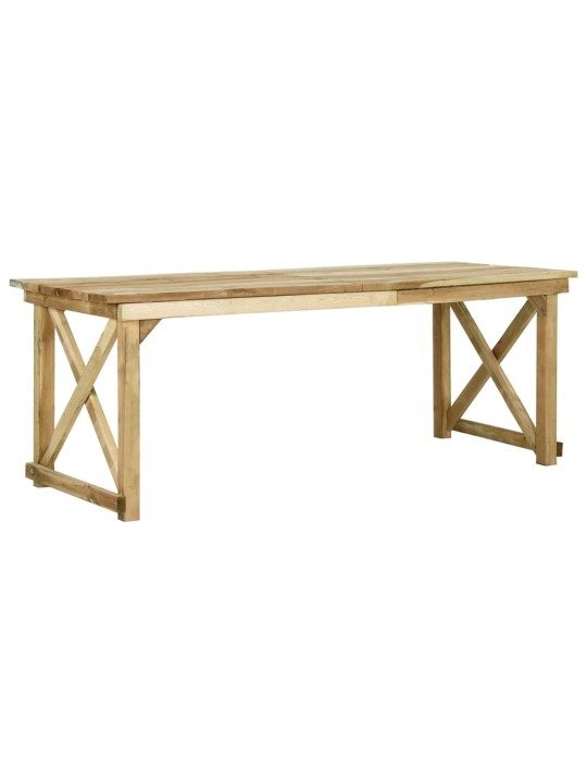 Sodo stalas, 200x79x75cm, impregnuota pušies mediena