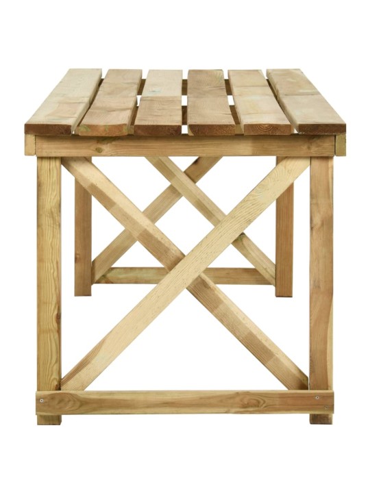Sodo stalas, 200x79x75cm, impregnuota pušies mediena