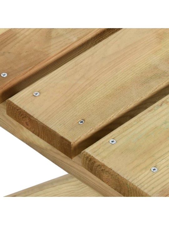Sodo stalas, 200x79x75cm, impregnuota pušies mediena