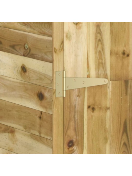 Sodo pašiūrė įrankiams, 123x45x171cm, impregnuota pušis
