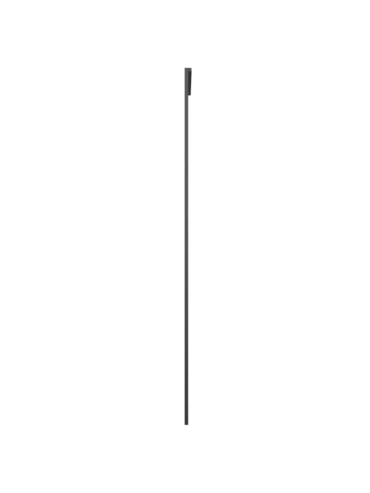 Stumdomos durys, juodos, 76x205cm, ESG stiklas ir aliuminis