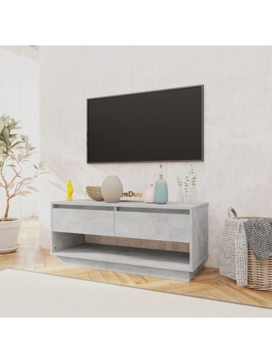 Televizoriaus spintelė, betono pilka, 102x41x44cm, MDP