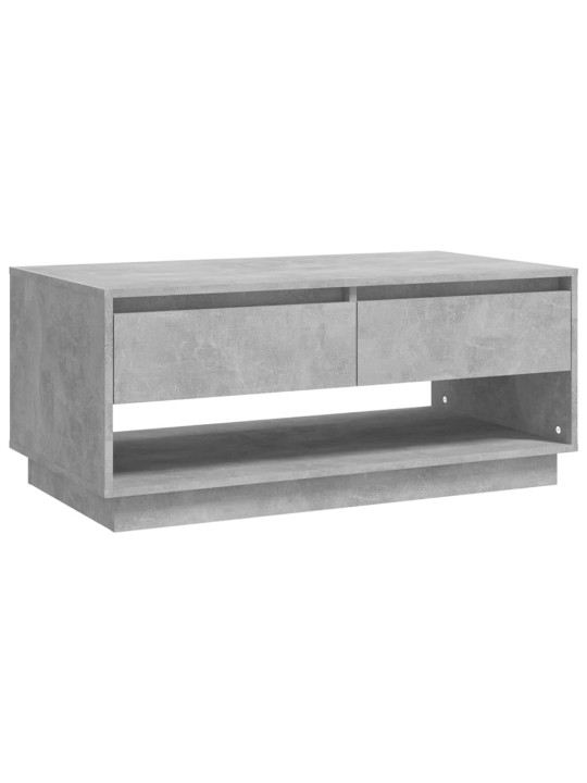 Kavos staliukas, betono pilkos spalvos, 102,5x55x44cm, MDP