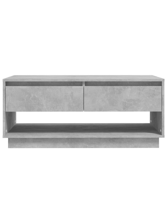 Kavos staliukas, betono pilkos spalvos, 102,5x55x44cm, MDP