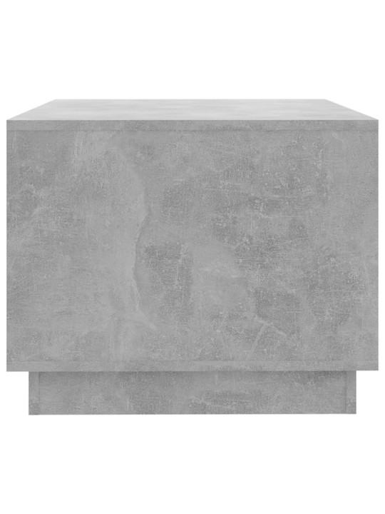 Kavos staliukas, betono pilkos spalvos, 102,5x55x44cm, MDP