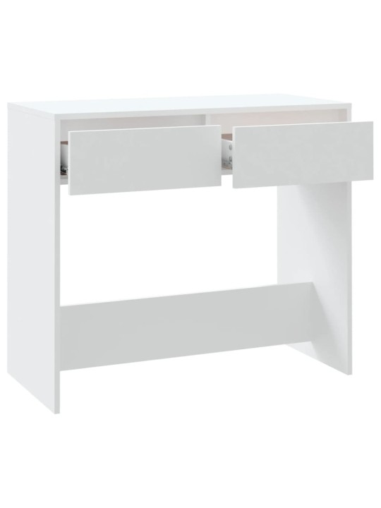 Konsolinis staliukas, baltos spalvos, 89x41x76,5cm, plienas