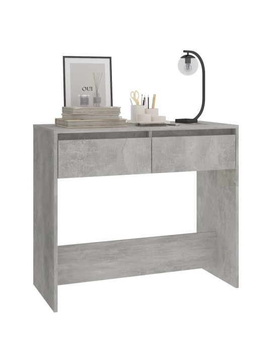 Konsolinis staliukas, betono pilkas, 89x41x76,5cm, plienas